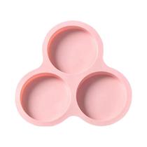 Forma De Silicone Antiaderente Para Fritadeira De Ar, Redonda, Com 3 Cavidades, Para Cozinhar Ovos,