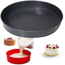 Forma de Silicone Bolo Chocolate Vai No Forno Air Fryer