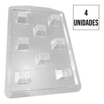 Forma de Silicone Bombom Frisado 2,3cm x 3cm - 4 Unidades Forma de Silicone Bombom Frisado 2,3cm x 3cm - 4 Unidades