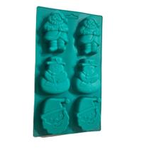 Forma de Silicone Boneco de Neve Papai Noel