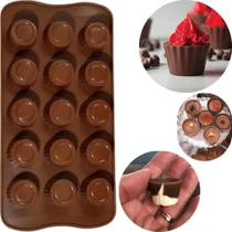 Forma de Silicone Chocolate Bombom Biscoito