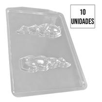 Forma de Silicone Coelho Braços Cruzados - 4cm x 11,4cm - 10 Un