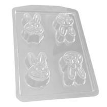 Forma de Silicone Coelho Rosto - 4,6cm x 7cm Forma de Silicone Coelho Rosto - 4,6cm x 7cm