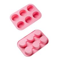 Forma De Silicone - Colors Red 6 Cav. - Rosa - 1 unidade