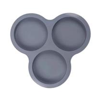 Forma De Silicone Com 3 Cavidades Para Ovos, Reutilizável, Assadeira Para Ovos De Fritadeira a Ar,