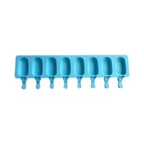 Forma De Silicone Com 8 Cavidades Para Sorvete, DIY, Para Fazer Sobremesas Caseiras, Cubos De Gelo E Forma De Silicone Com 8 Cavidades Para Sorvete, DIY, Para Fazer Sobremesas Caseiras, Cubos De Gelo E