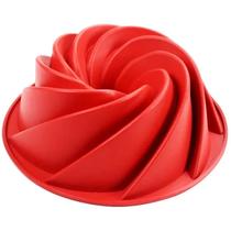 Forma de silicone com furo para bolo pequeno 16 cm Forma de silicone com furo para bolo pequeno 16 cm