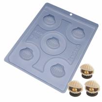 Forma De Silicone Concha Shell Especial 3 Partes Forma De Silicone Concha Shell Especial 3 Partes
