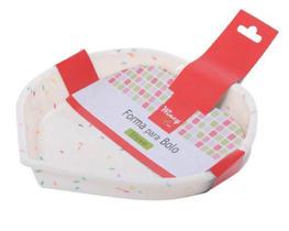 Forma de Silicone Coração bolo, pudim 25 cm - Wincy