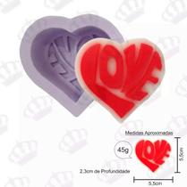 Forma de Silicone Coração Love Ib-141