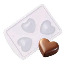 Forma de Silicone Coração P - 6,5cm x 6,8cm