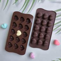 Forma De Silicone Coração Para Gelo Chocolate Sabonete Vela