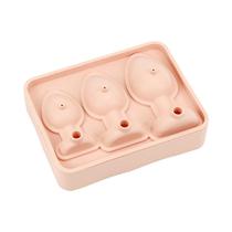 Forma De Silicone Divertida Para Cubos De Gelo, Plugue Anal, Bandeja De Gelo Com Tampa, Fácil De
