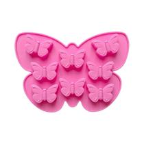 Forma De Silicone Em Forma De Borboleta Com 8 Furos Para DIY De Chocolate, Doces, Pudim, Biscoitos E