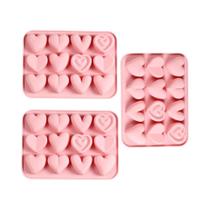 Forma De Silicone Em Forma De Coração Para Chocolate, Doces, Gelatina, Ferramenta De Decoração De