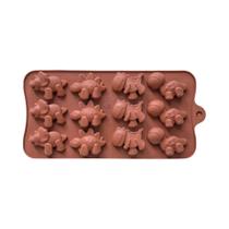 Forma De Silicone Em Forma De Dinossauro Pequeno Com 12 Cavidades Para Decoração De Chocolate, Doces Forma De Silicone Em Forma De Dinossauro Pequeno Com 12 Cavidades Para Decoração De Chocolate, Doces