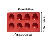 Forma De Silicone Em Formato De Ovo De Dinossauro 1/2 Peças, Bandejas De Cozinha 3D Para Páscoa,