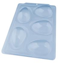 Forma De Silicone Especial 3615 5 Ovos 100grs Forma De Silicone Especial 3615 5 Ovos 100grs
