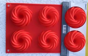 Forma de silicone Flan cupcake Mimo Style antiaderente