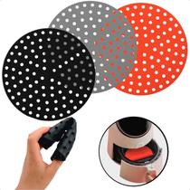 Forma De Silicone Flexível Para Air Fryer Redonda 22 5cm Forma Para Assar Alimentos Alta Temperatura Forma De Silicone Flexível Para Air Fryer Redonda 22 5cm Forma Para Assar Alimentos Alta Temperatura