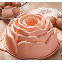 Forma de Silicone Flexível para Pudim, Bolo, Torta, Sabonete, Chocolate, Vela e Bombom