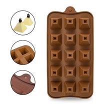 Forma de Silicone Flexível Pirâmide Vazada Confeitaria Chocolate Molde Gelo Velas Multiuso Cozinha Artesanato Enfeites