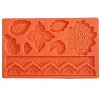 Forma De Silicone Flor Folhas Molduras para Decorar Forma De Silicone Flor Folhas Molduras para Decorar