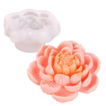Forma de Silicone Flor para Velas Sabontes e Resina