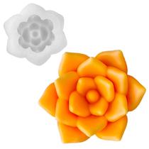 Forma de Silicone Flor para Velas Sabontes e Resina