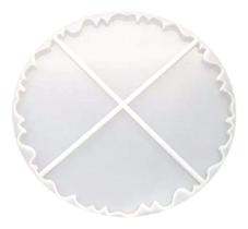 Forma De Silicone Formato 4 Porta Copos Para Resina E Gesso Forma De Silicone Formato 4 Porta Copos Para Resina E Gesso