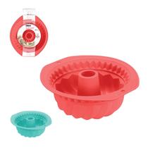 Forma De Silicone Furo Antiaderente Para Bolos e Sobremesas