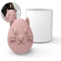 Forma de Silicone Gato Ovo