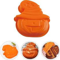 Forma De Silicone Halloween Abóbora Com Chapéu