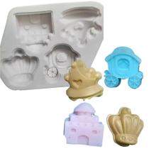 Forma de Silicone - Kit Princesa 4 cav