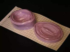 Forma de Silicone Limão Siciliano Metade Ib-1013 / P-058