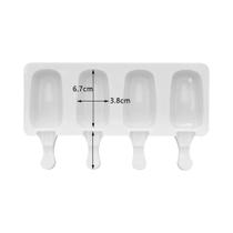 Forma De Silicone Magnum Para Sorvete, Bandeja DIY Para Picolé De Suco De Frutas, Acessório De