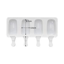 Forma De Silicone Magnum Para Sorvete DIY, Bandeja Para Fazer Picolé De Suco De Fruta, Acessório De