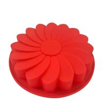 Forma de Silicone Margarida Vermelha 23X4,5CM - Mimo Style Forma de Silicone Margarida Vermelha 23X4,5CM - Mimo Style