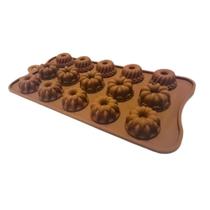 Forma De Silicone Mini Bolo Chocolate Pudim Doces