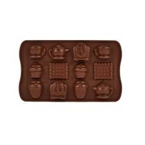 Forma de Silicone Mini Bombom Chocolate Tea Time Silikomart