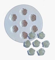 Forma de Silicone - Mini Rosas 7 cav mod2