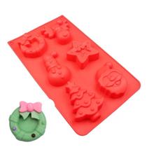 Forma de Silicone Natal Rena Estrela Boneco Forma de Silicone Natal Rena Estrela Boneco