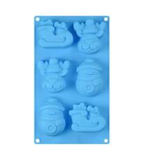 Forma De Silicone Natal Rena, Treno, Boneco de Neve