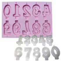 Forma de Silicone - Numeros 0 ao 9