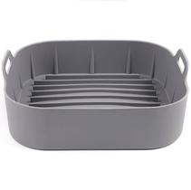 Forma de silicone p/fritadeira air fryer quad.21x21x7cm Forma de silicone p/fritadeira air fryer quad.21x21x7cm