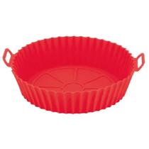 Forma de silicone p/fritadeira air fryer red.20x6,5cm