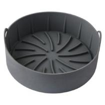 Forma de silicone p/fritadeira air fryer red.22x22cmx8,5cm