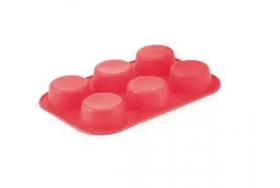 Forma de Silicone para 06 Cupcakes - Mimo