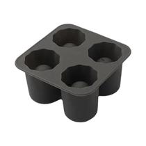 Forma De Silicone Para 4 Cubos De Gelo, Forma Para Copo De Shot, Bandeja Para Festas De Verão, Bar,
