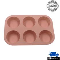 Forma De Silicone Para 6 Cupcakes 27cm Wellmix